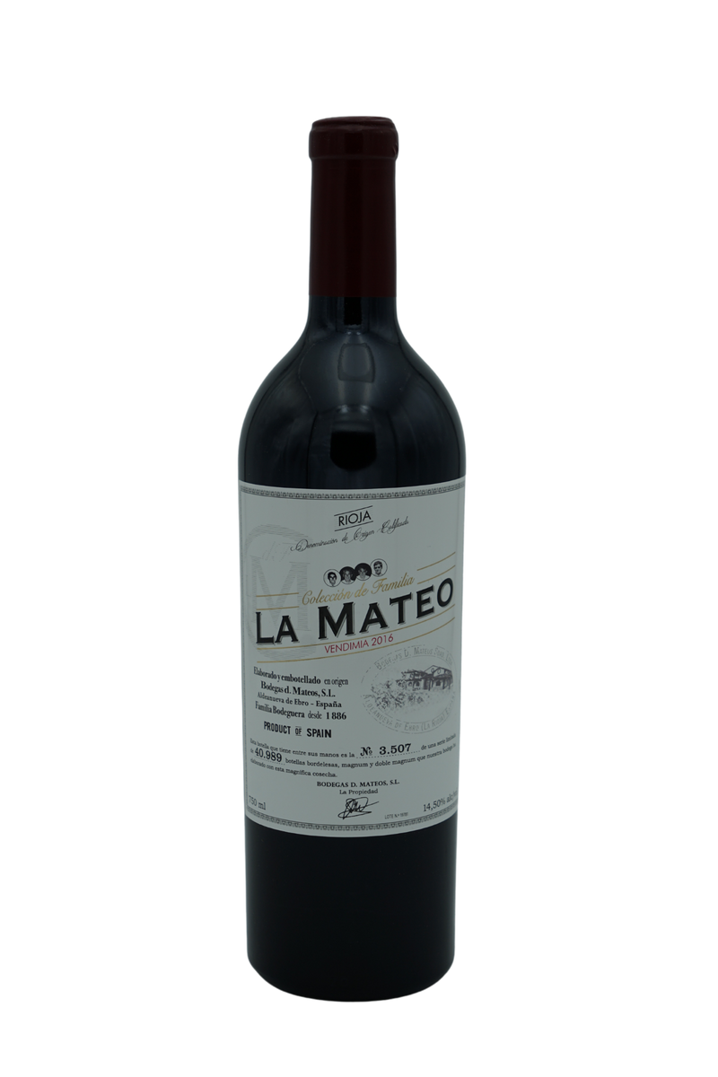 Bodegas D. Mateos Rioja La Mateo 2016
